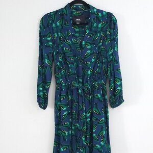 MAEVE BY ANTHROPOLOGIE Pippa butterfly shirtdress